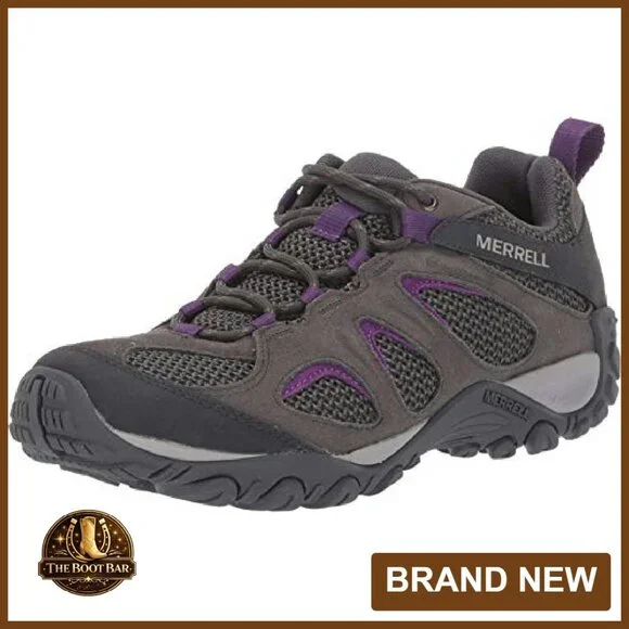 Women's Hiking Shoes Size 7.5 Suede Breathable Mesh Outdoor Trekking